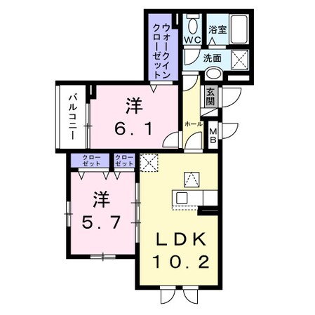 フォレスト　クレーンの物件間取画像